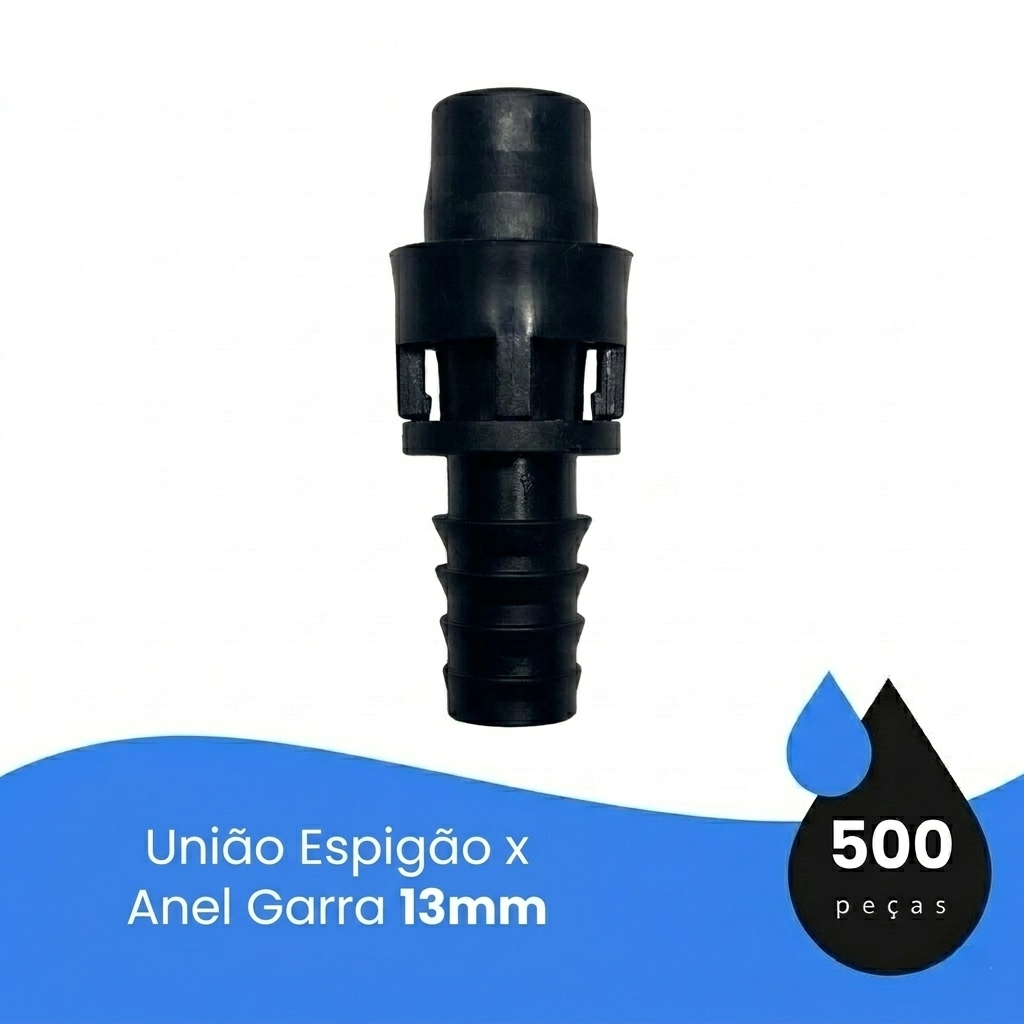União Espigão Anel Garra 13mm
